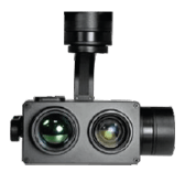 Scene of forest there are mountains, tiger and birds. Additionally a drone is monitoring and conducting assessment